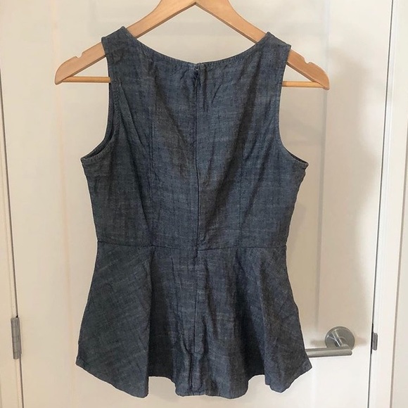 Banana Republic chambray peplum top - Picture 3 of 3